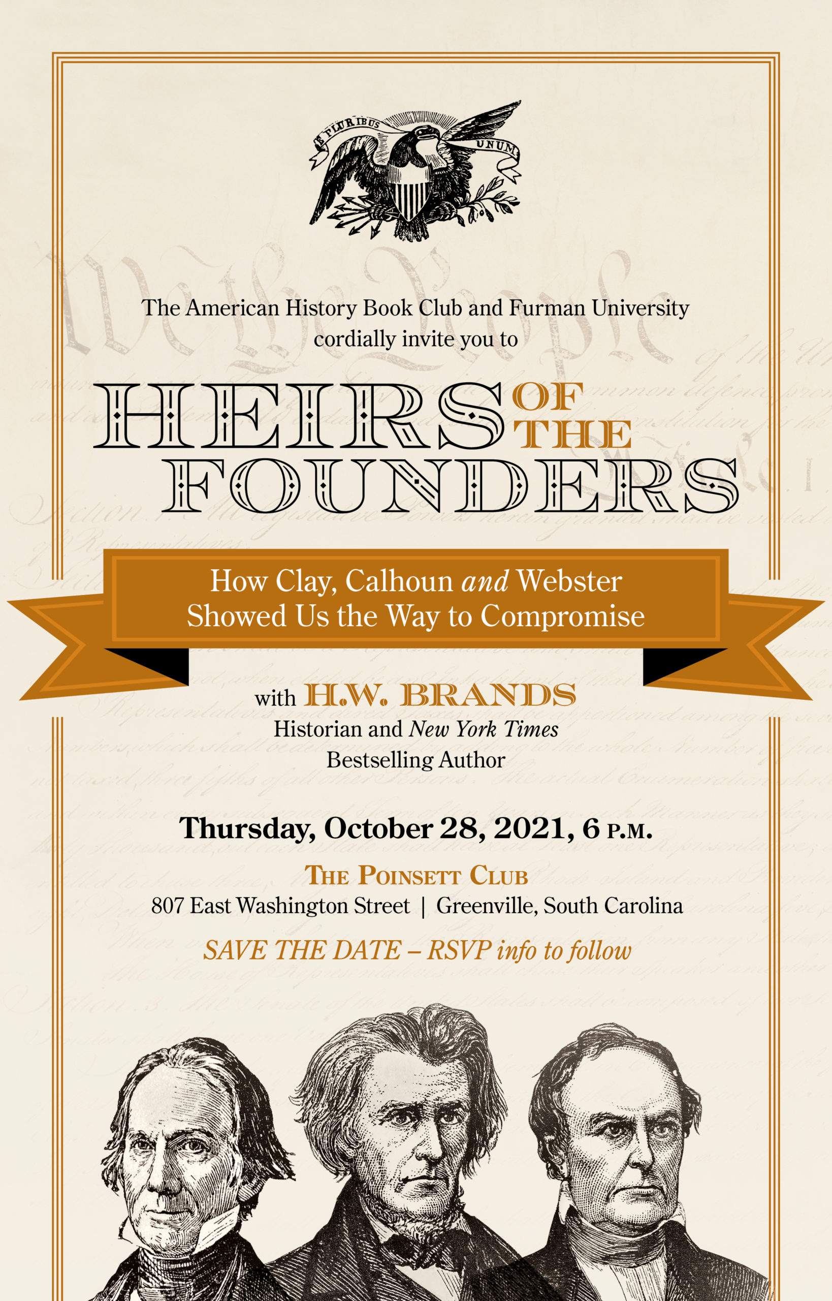 Heirs Of The Founders With H W Brands Upcountry History Museum